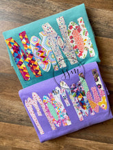 Load image into Gallery viewer, Appliqued Comfort Color tee- NANA, MIMI, ETC