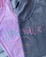 Load image into Gallery viewer, Surprise comfort color monogram tank