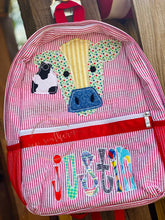 Load image into Gallery viewer, Cow Appliqué Backpack