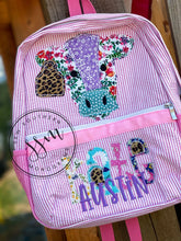 Load image into Gallery viewer, Cow Appliqué Backpack