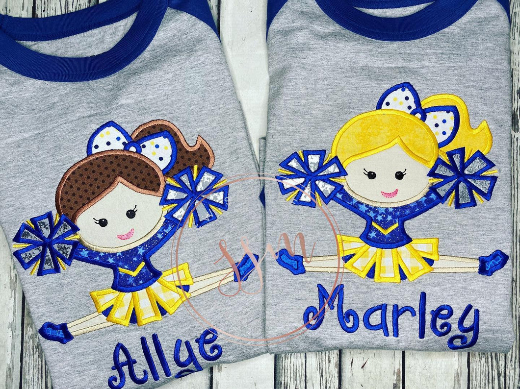 Youth Cheerleader Raglans