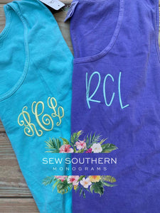 Surprise comfort color monogram tank
