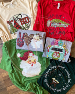 Suprise Christmas graphic tees