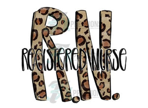 LPN or RN - cheetah print