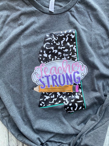 Teacher strong tee