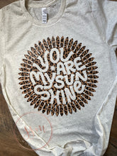 Load image into Gallery viewer, You are my sunshine leopard-  Oatmeal Bella Unisex
